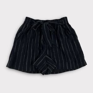 Aritzia Wilfred Georgette High-Waisted Pinstripe Shorts Size XS